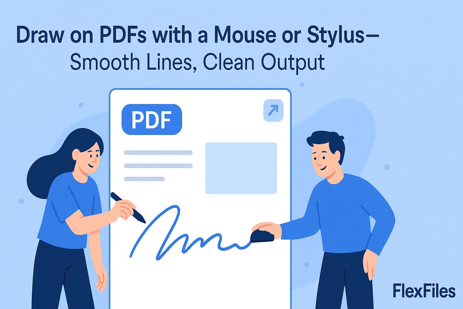 Draw on PDF